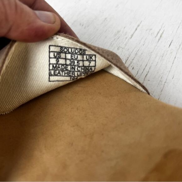 Soludos Capri Blush Espadrille block heel sandal size 9 - Picture 12 of 13